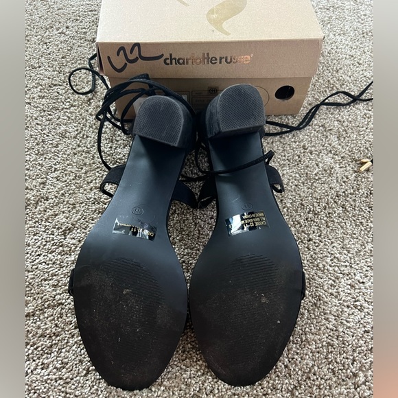 Ankle-tie block heel - Size 11 - Picture 2 of 5